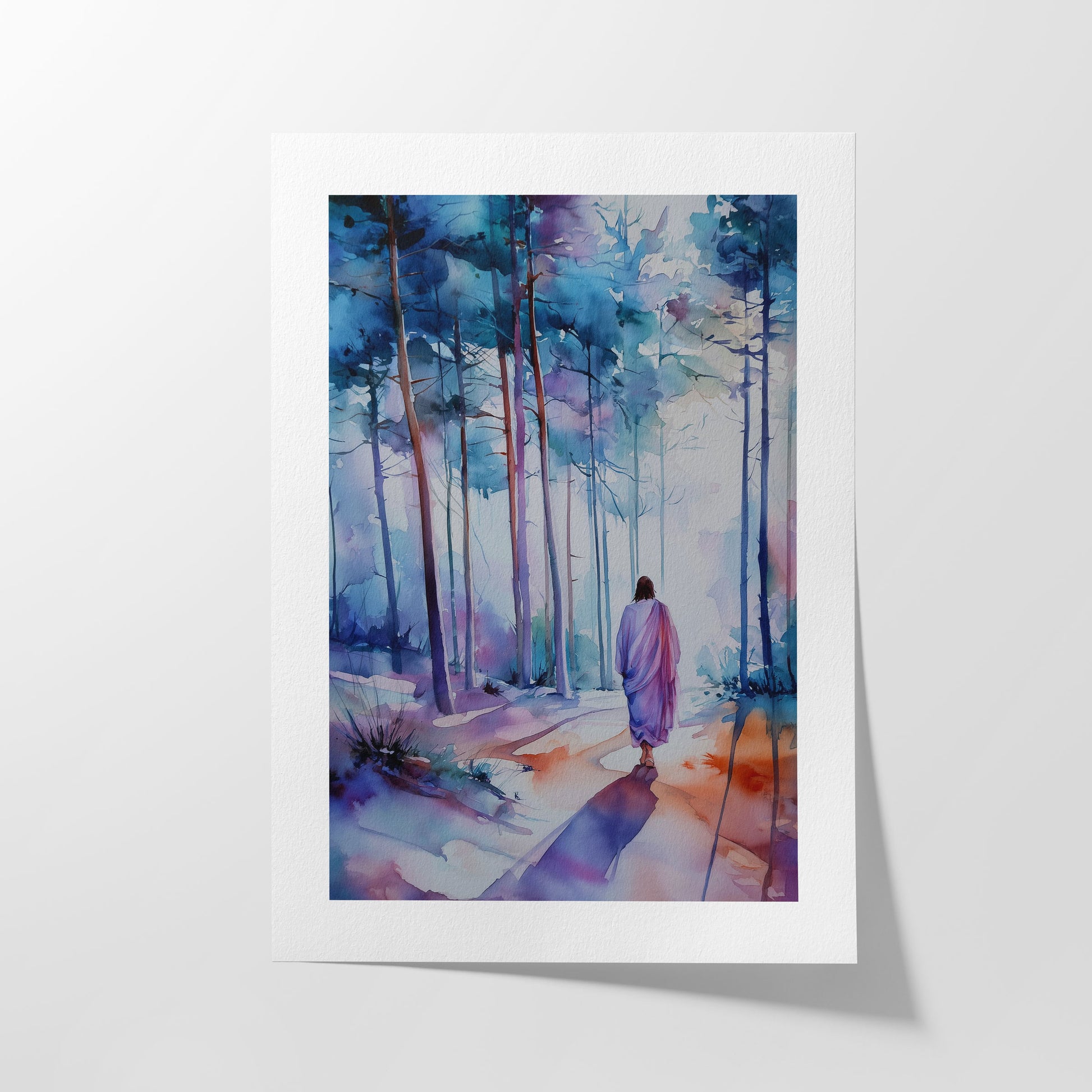 "The Path of Peace" Christian Wall Art Print| The Saintly