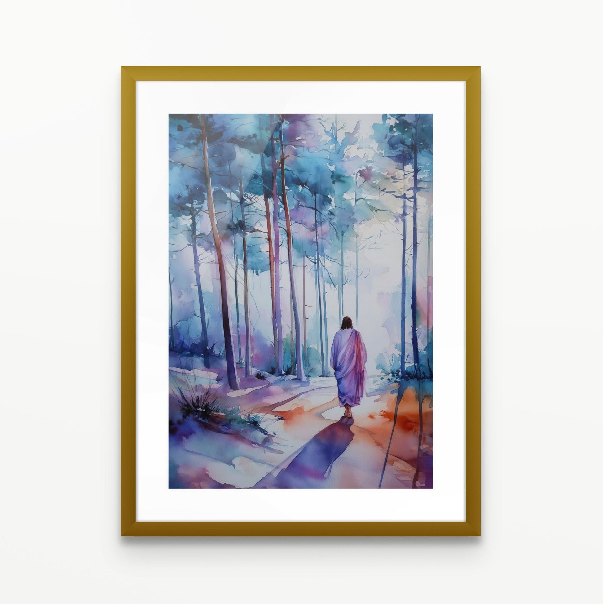 "The Path of Peace" Christian Wall Art Print| The Saintly