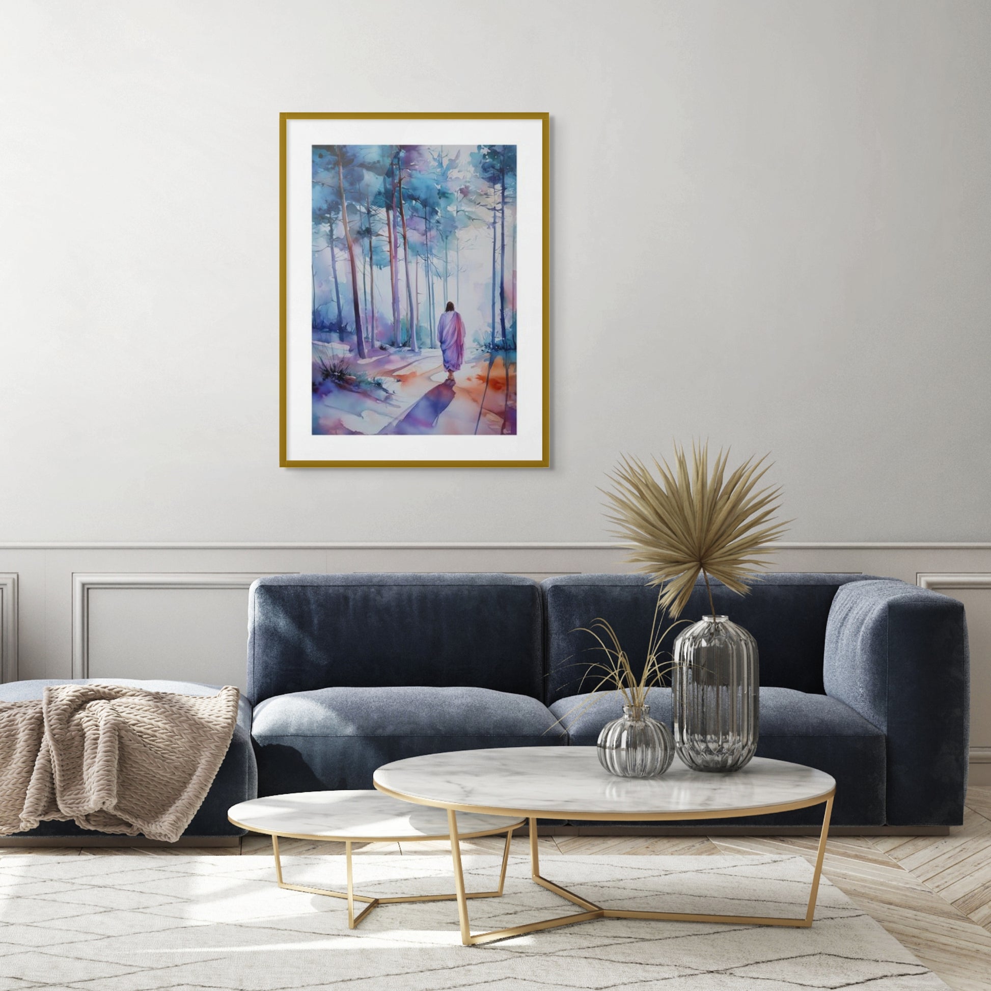 "The Path of Peace" Christian Wall Art Print| The Saintly