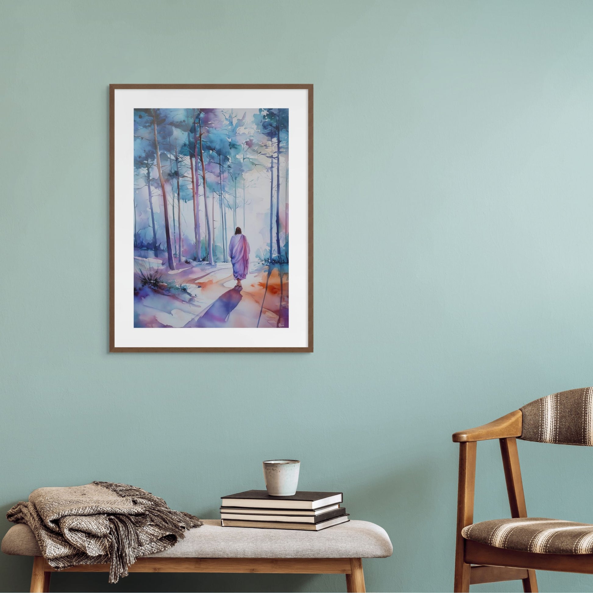 "The Path of Peace" Christian Wall Art Print| The Saintly