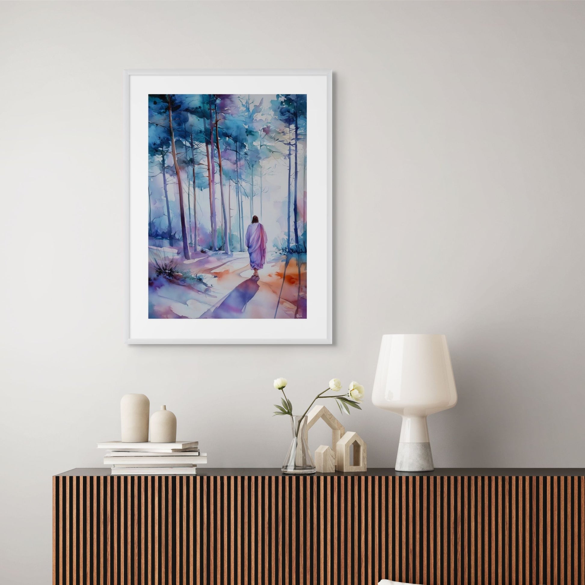 "The Path of Peace" Christian Wall Art Print| The Saintly