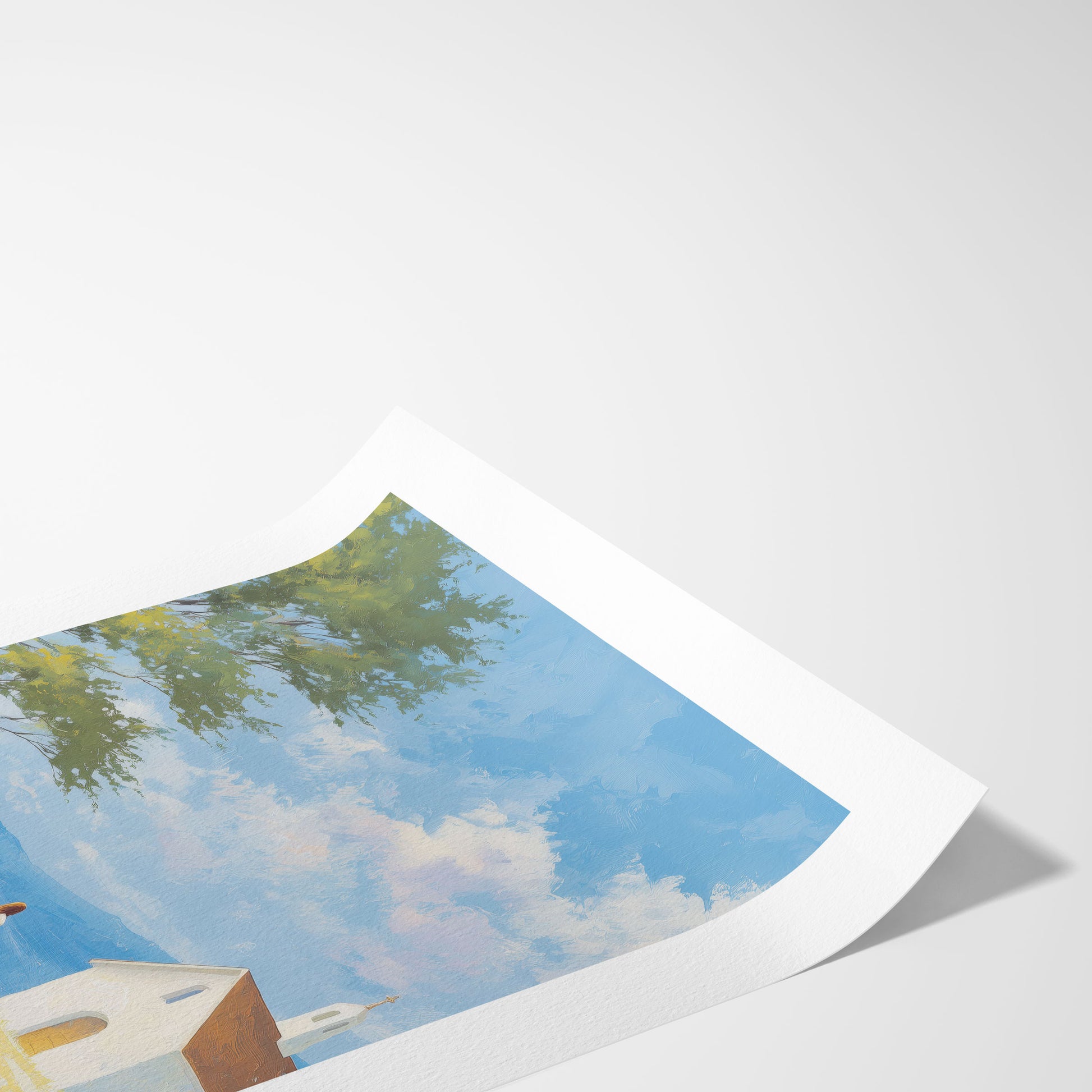 "The House of Light" Christian Wall Art Print| The Saintly