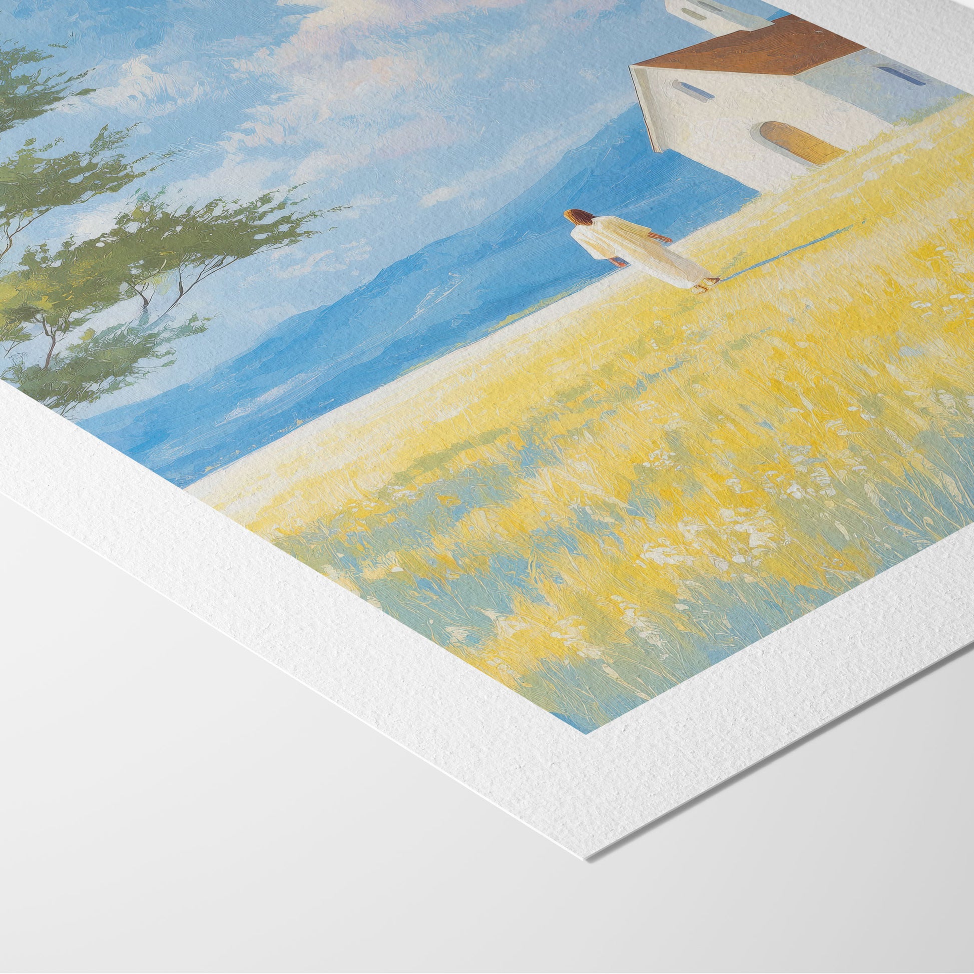 "The House of Light" Christian Wall Art Print| The Saintly
