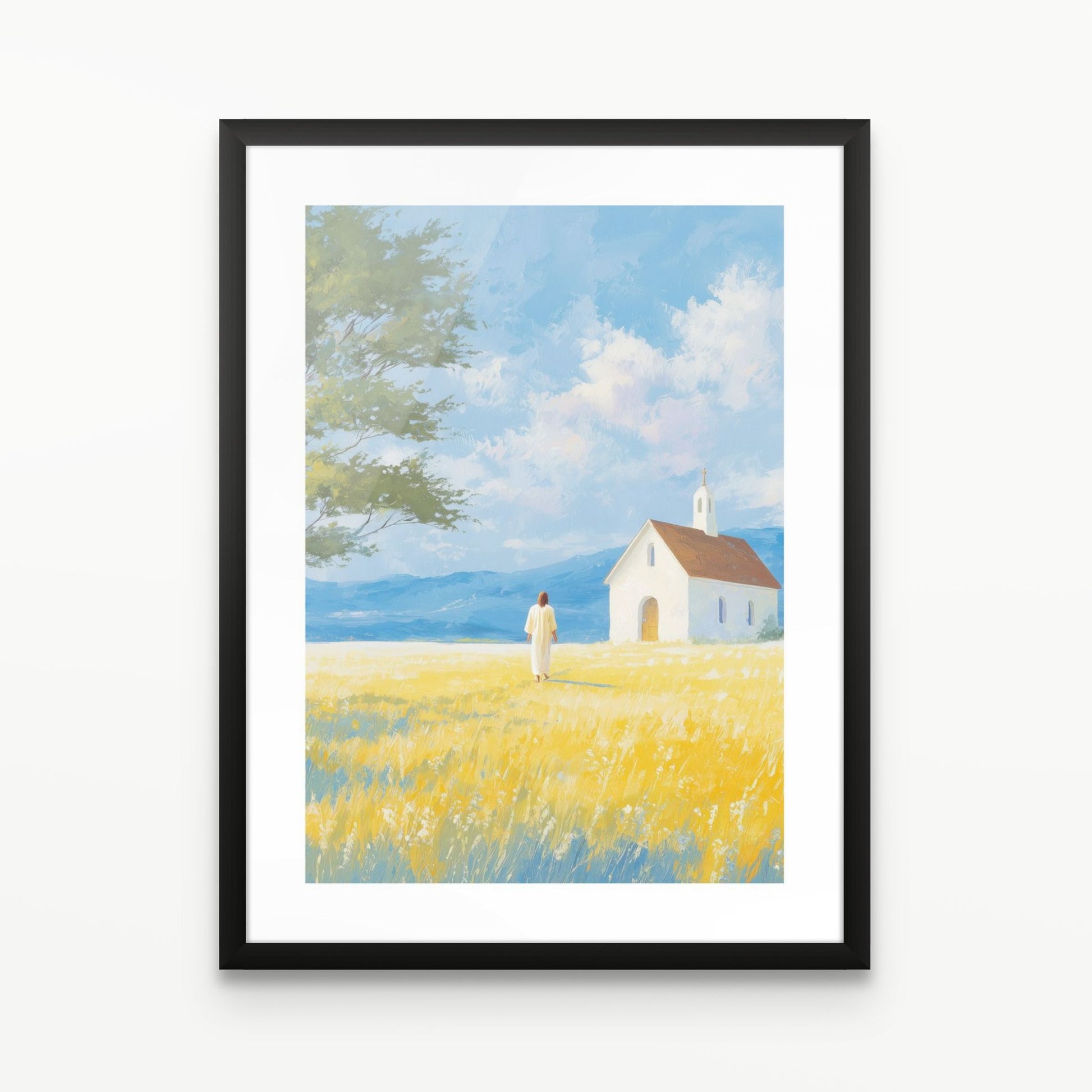 "The House of Light" Christian Wall Art Print| The Saintly