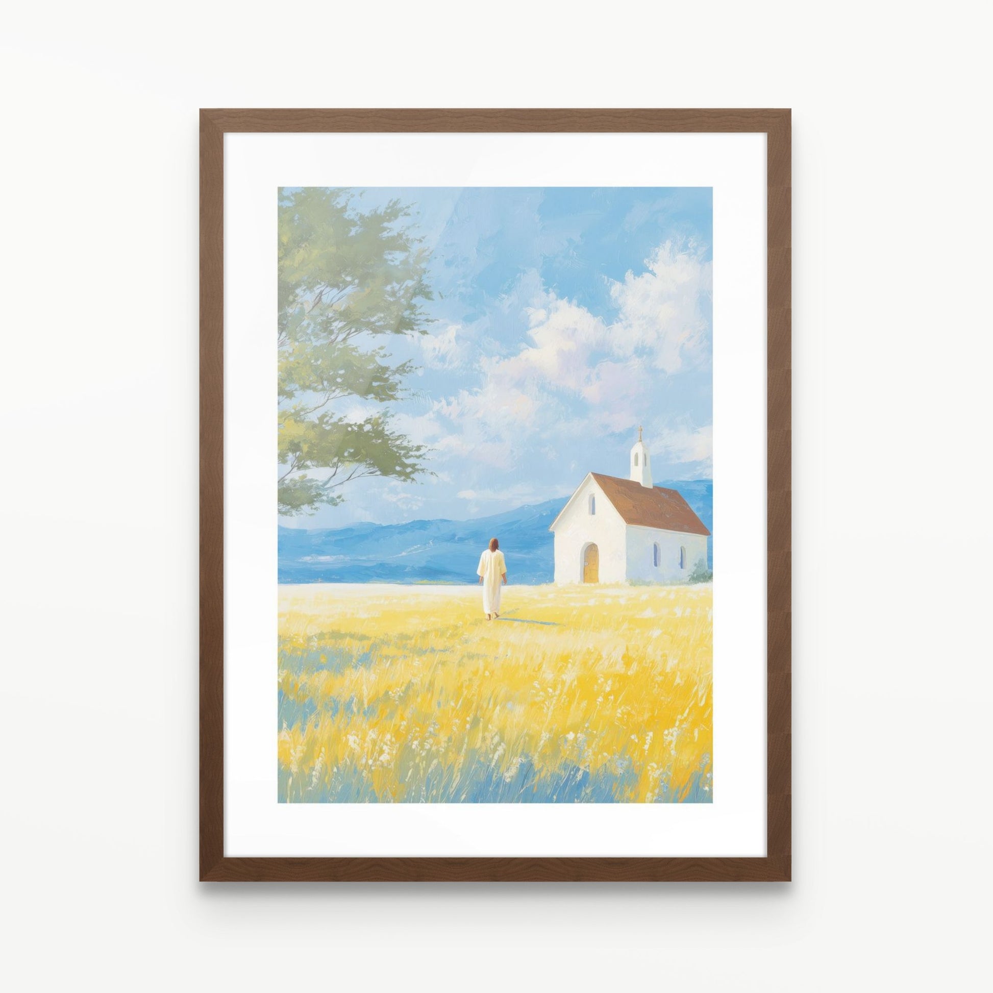 "The House of Light" Christian Wall Art Print| The Saintly
