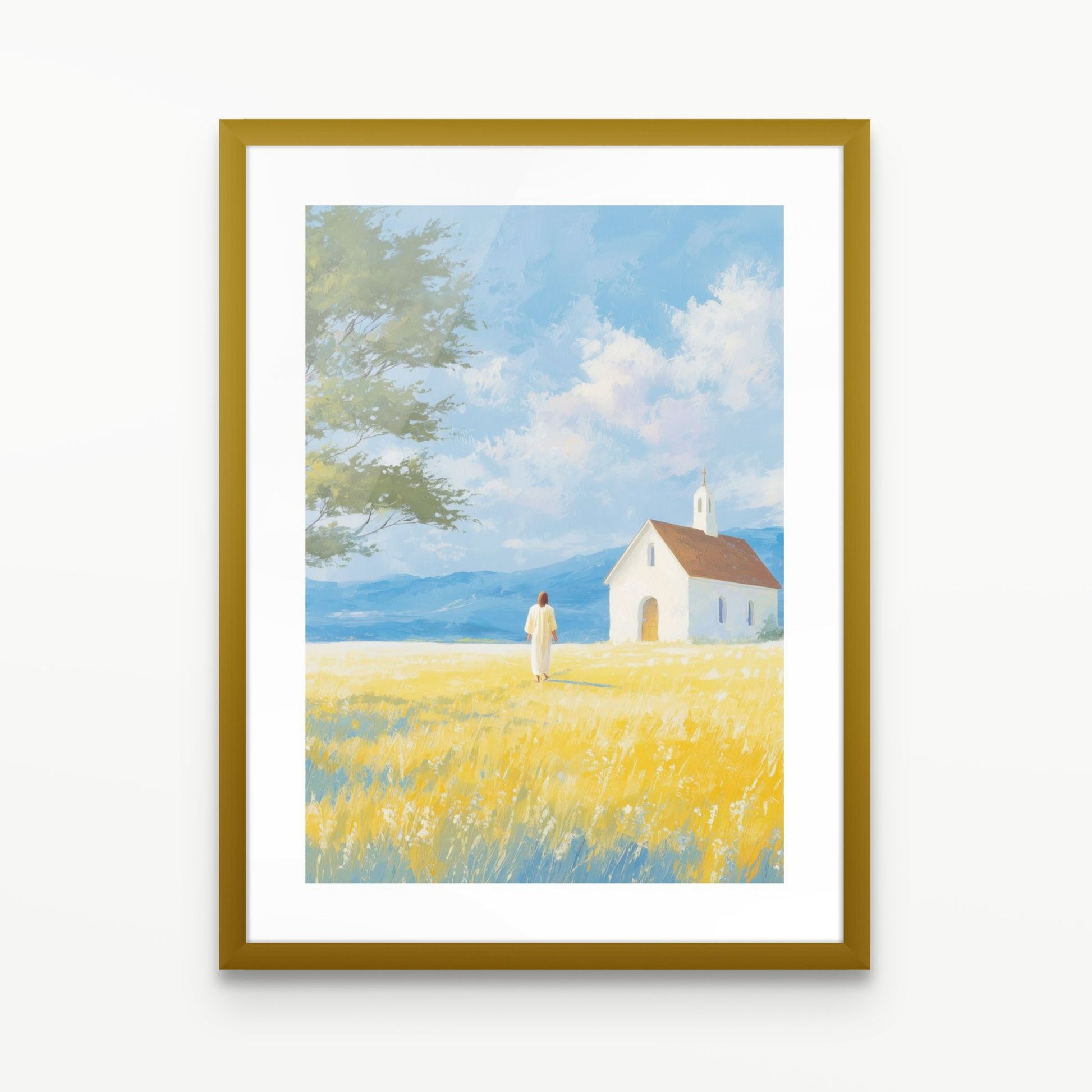 "The House of Light" Christian Wall Art Print| The Saintly