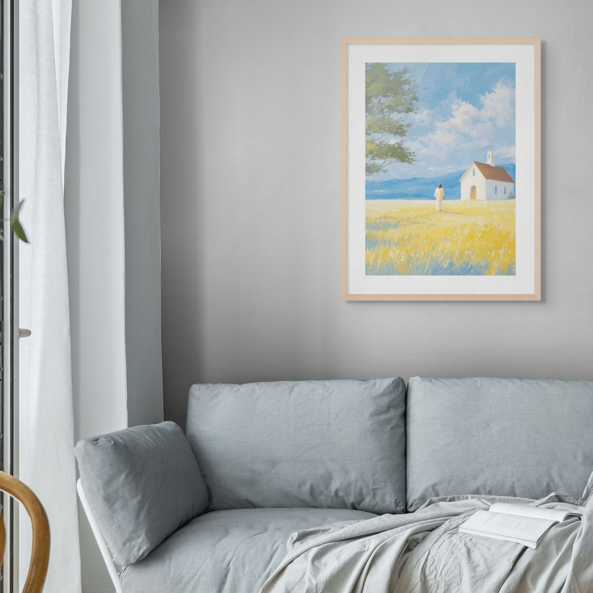 "The House of Light" Christian Wall Art Print| The Saintly