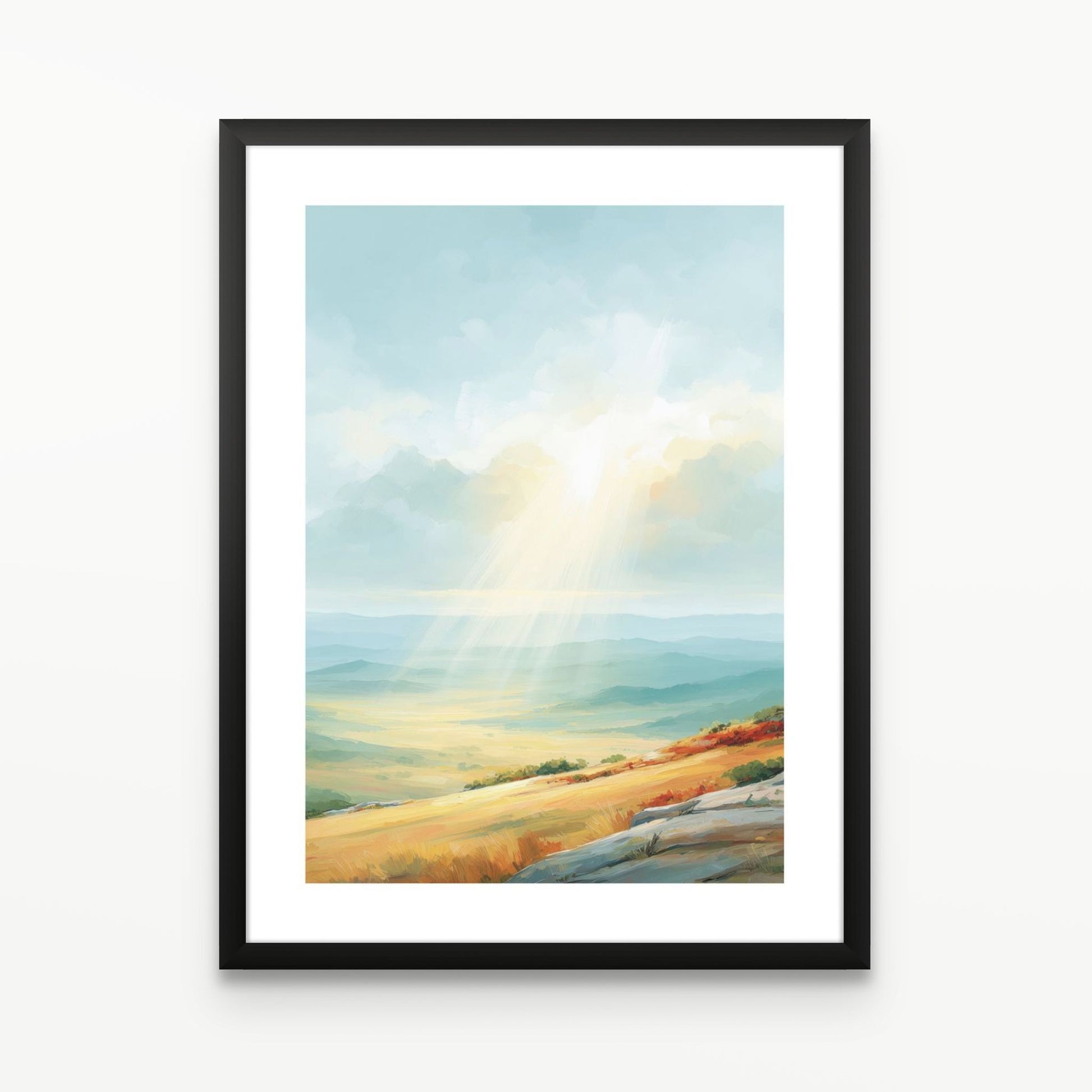 "The Radiance of Grace" Christian Wall Art Print| The Saintly