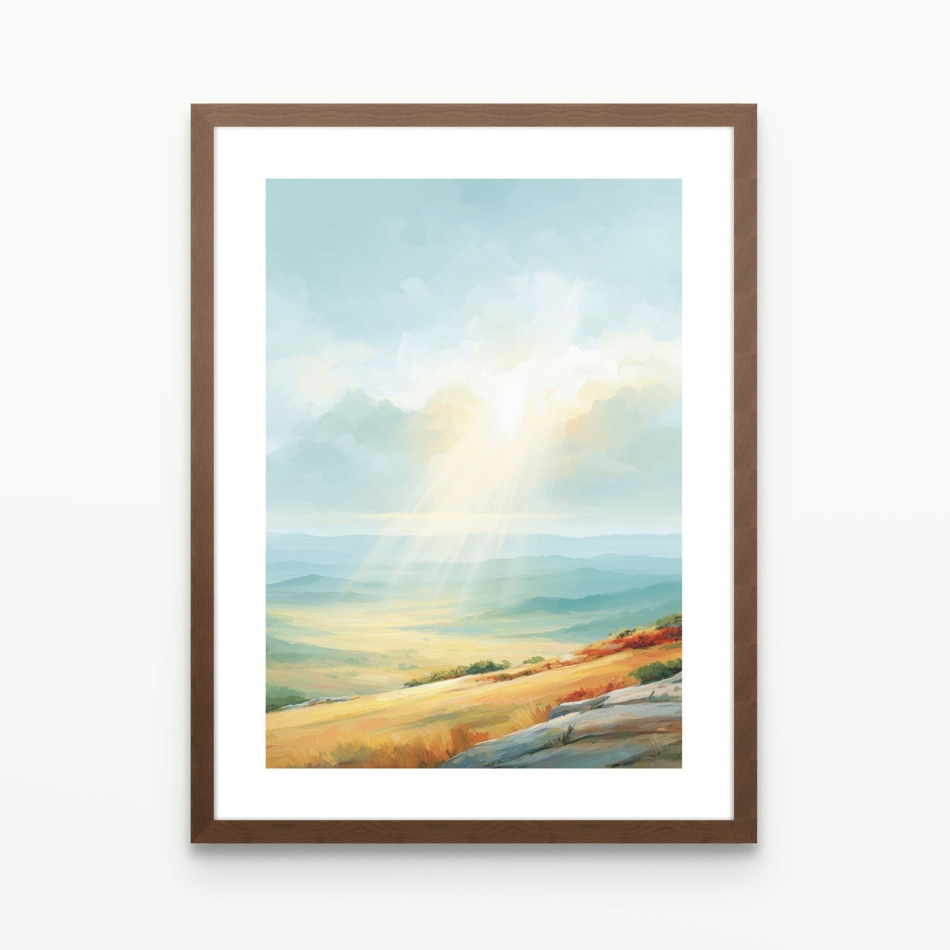 "The Radiance of Grace" Christian Wall Art Print| The Saintly