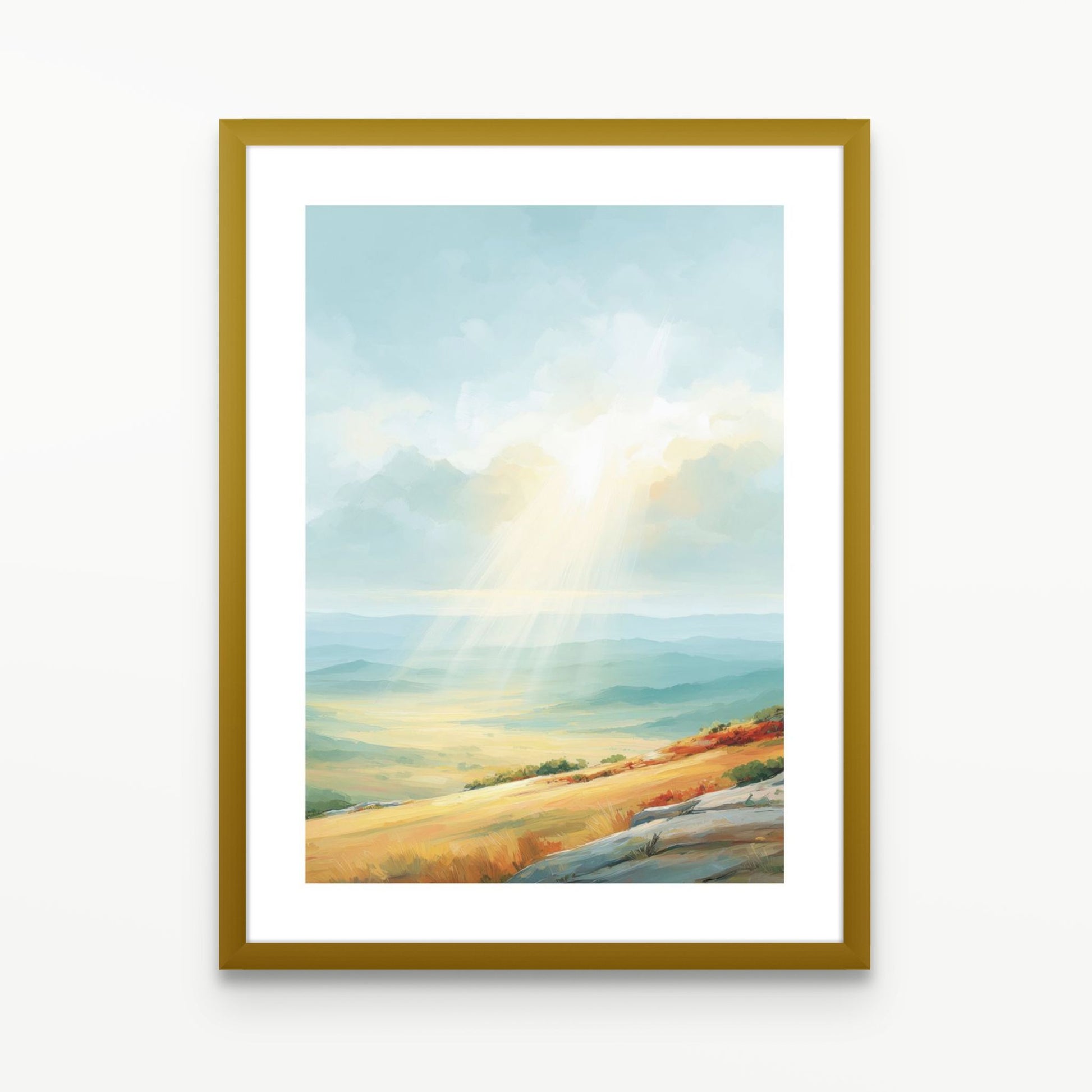 "The Radiance of Grace" Christian Wall Art Print| The Saintly