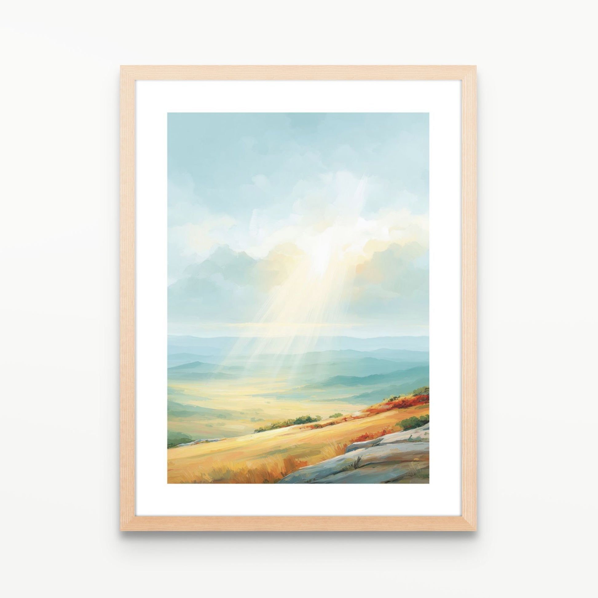 "The Radiance of Grace" Christian Wall Art Print| The Saintly