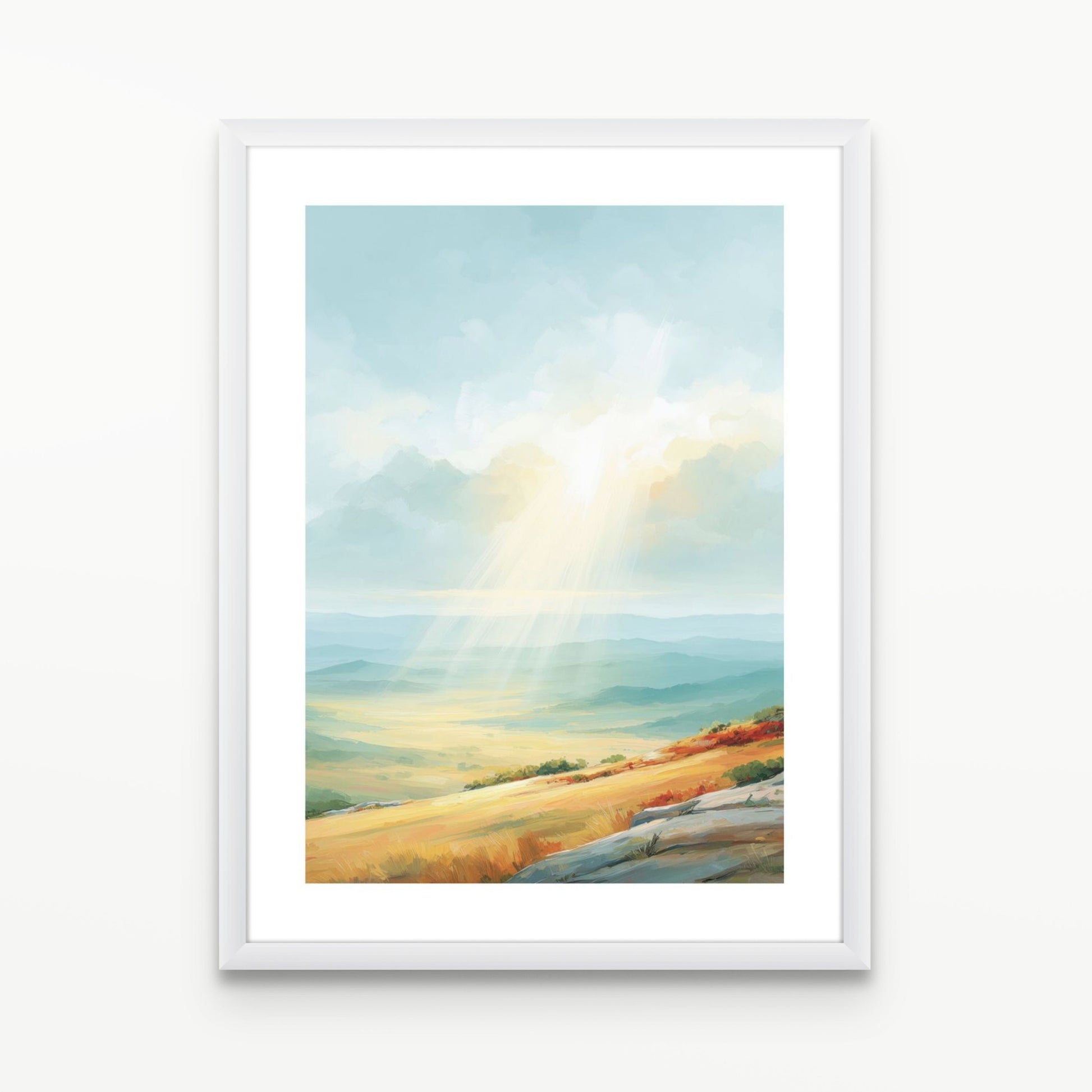 "The Radiance of Grace" Christian Wall Art Print| The Saintly