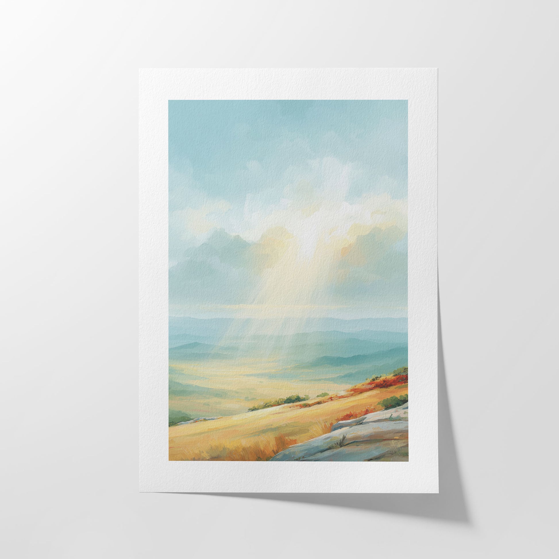 "The Radiance of Grace" Christian Wall Art Print| The Saintly