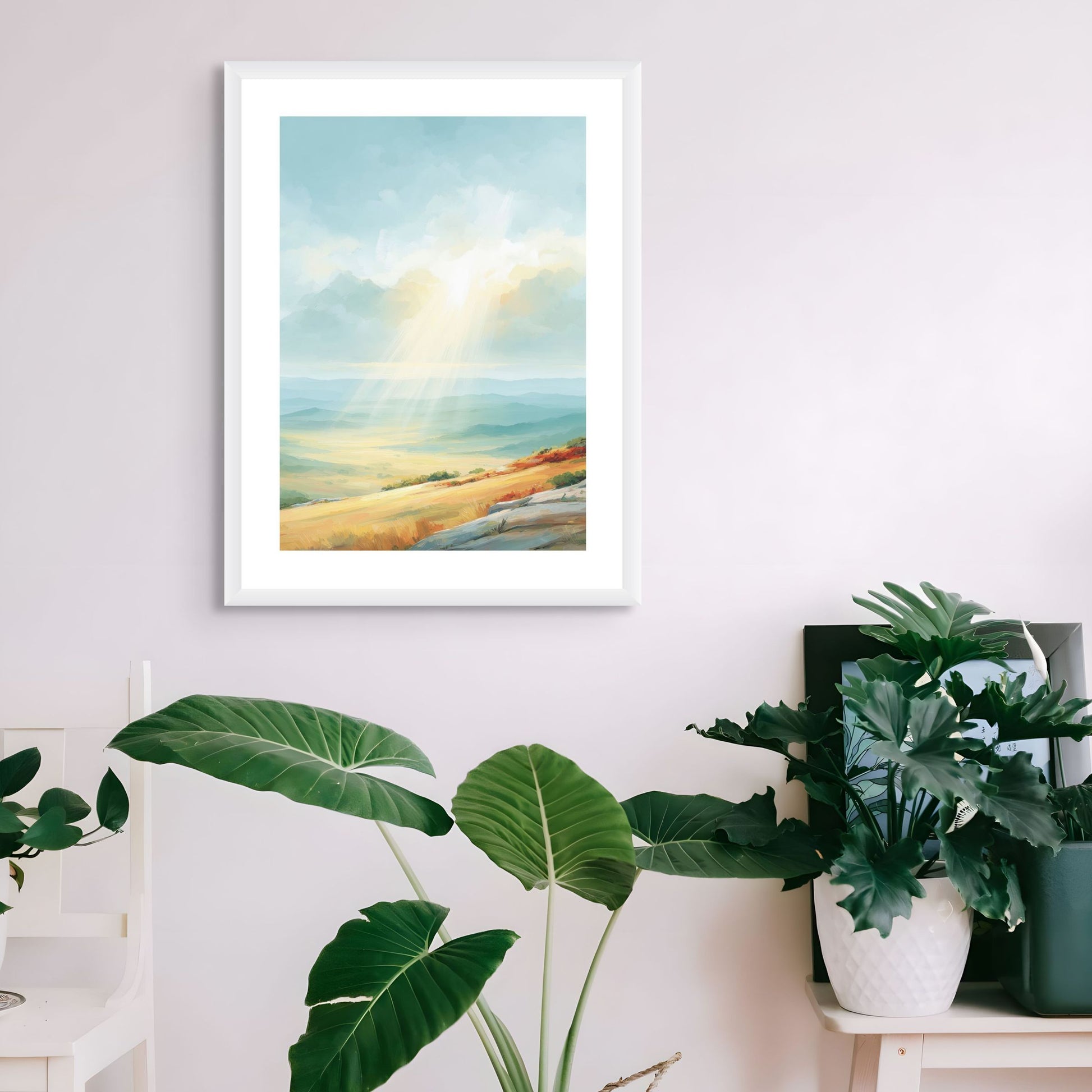 "The Radiance of Grace" Christian Wall Art Print| The Saintly