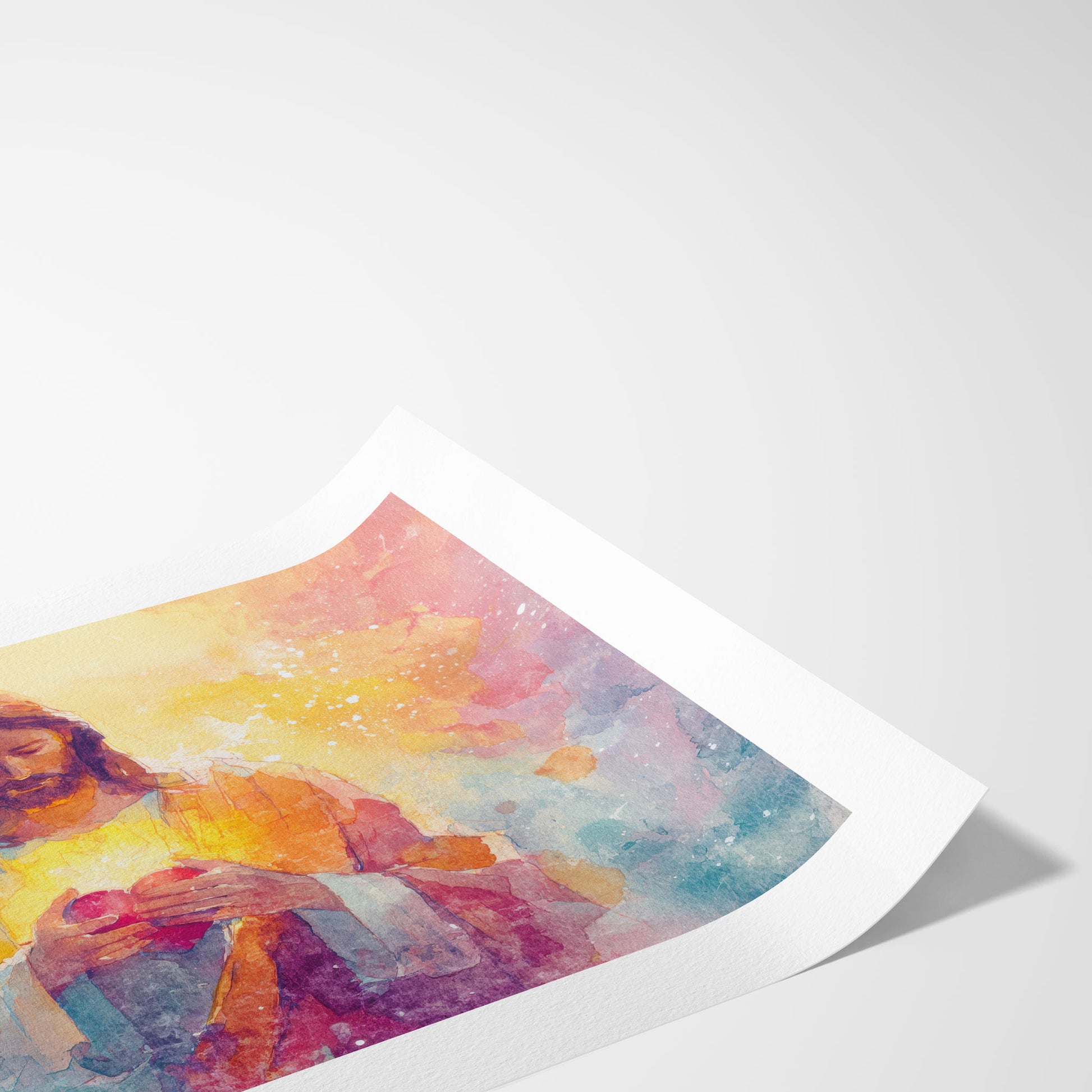 "Heart of Light" Christian Wall Art Print| The Saintly