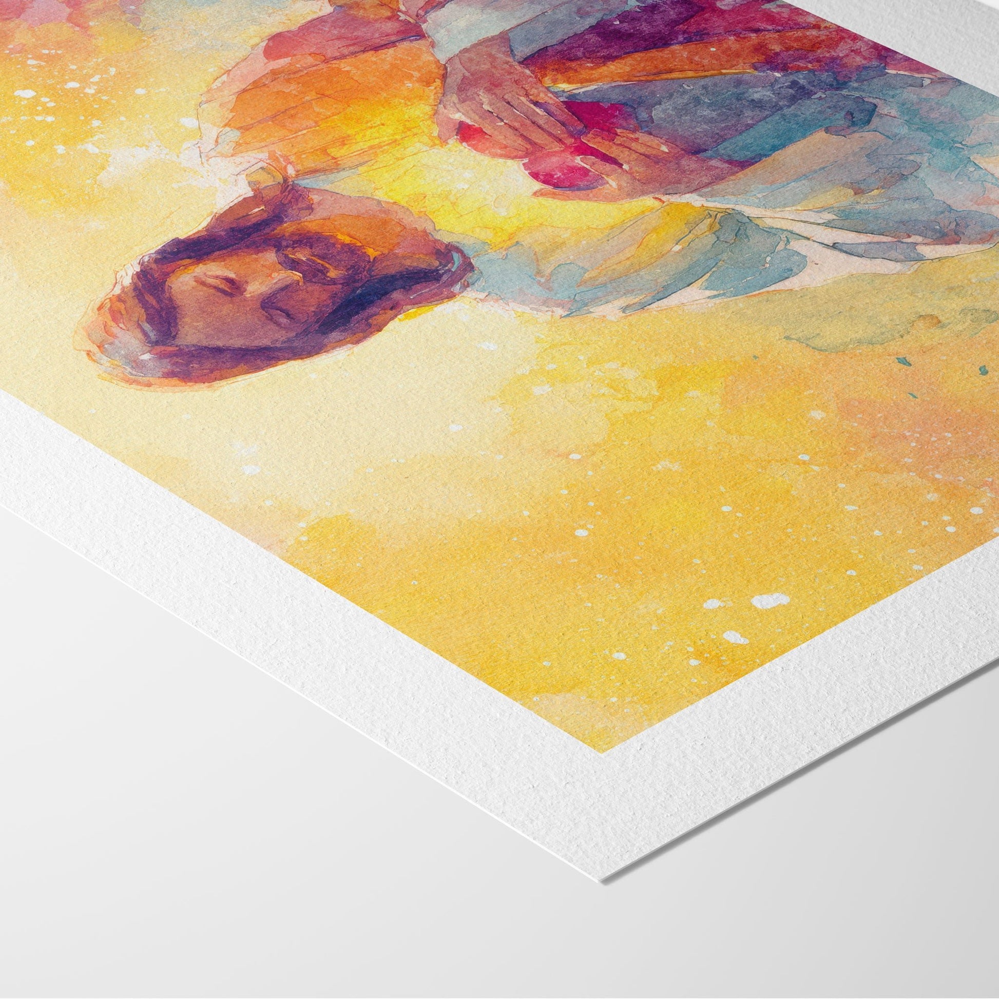 "Heart of Light" Christian Wall Art Print| The Saintly