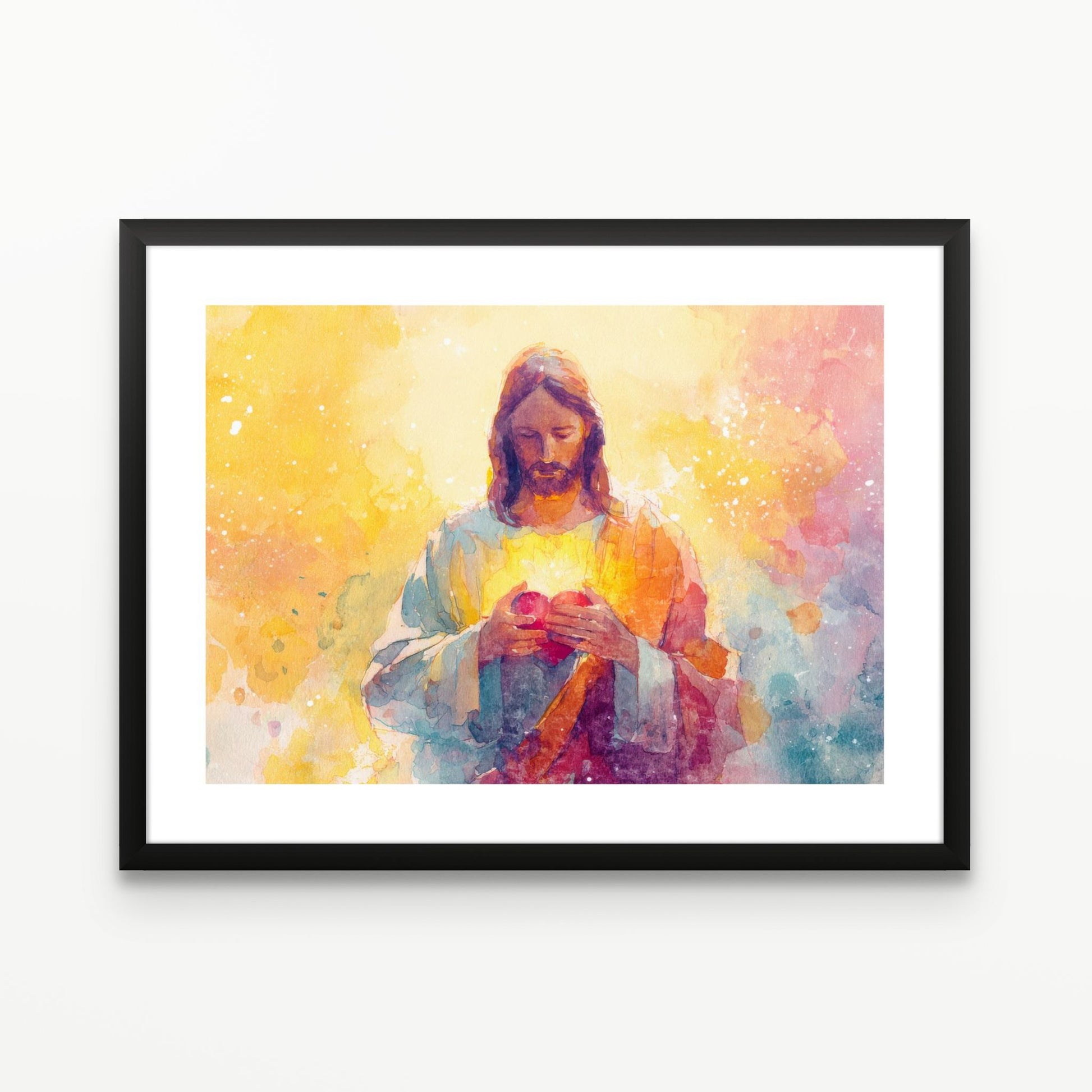 "Heart of Light" Christian Wall Art Print| The Saintly