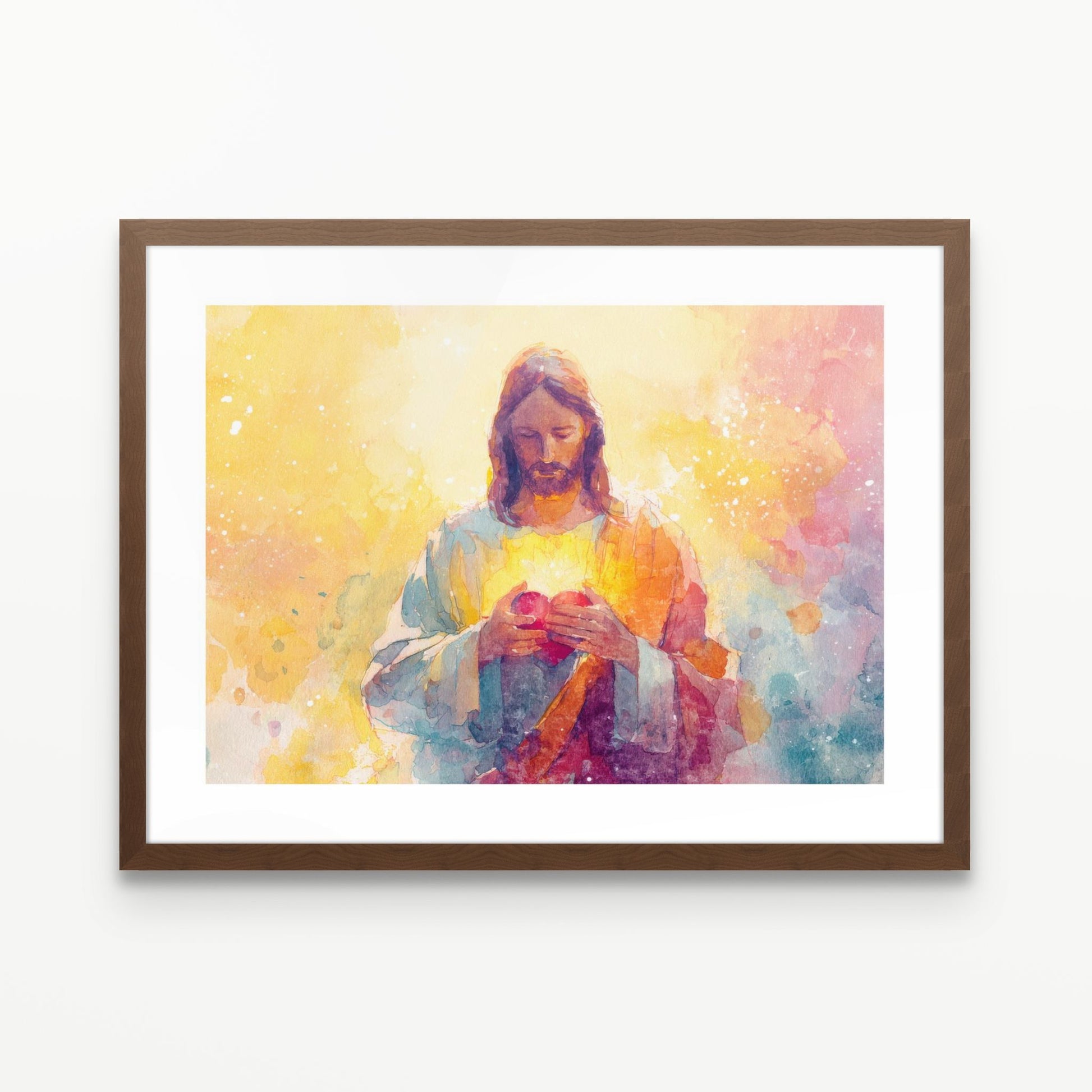 "Heart of Light" Christian Wall Art Print| The Saintly