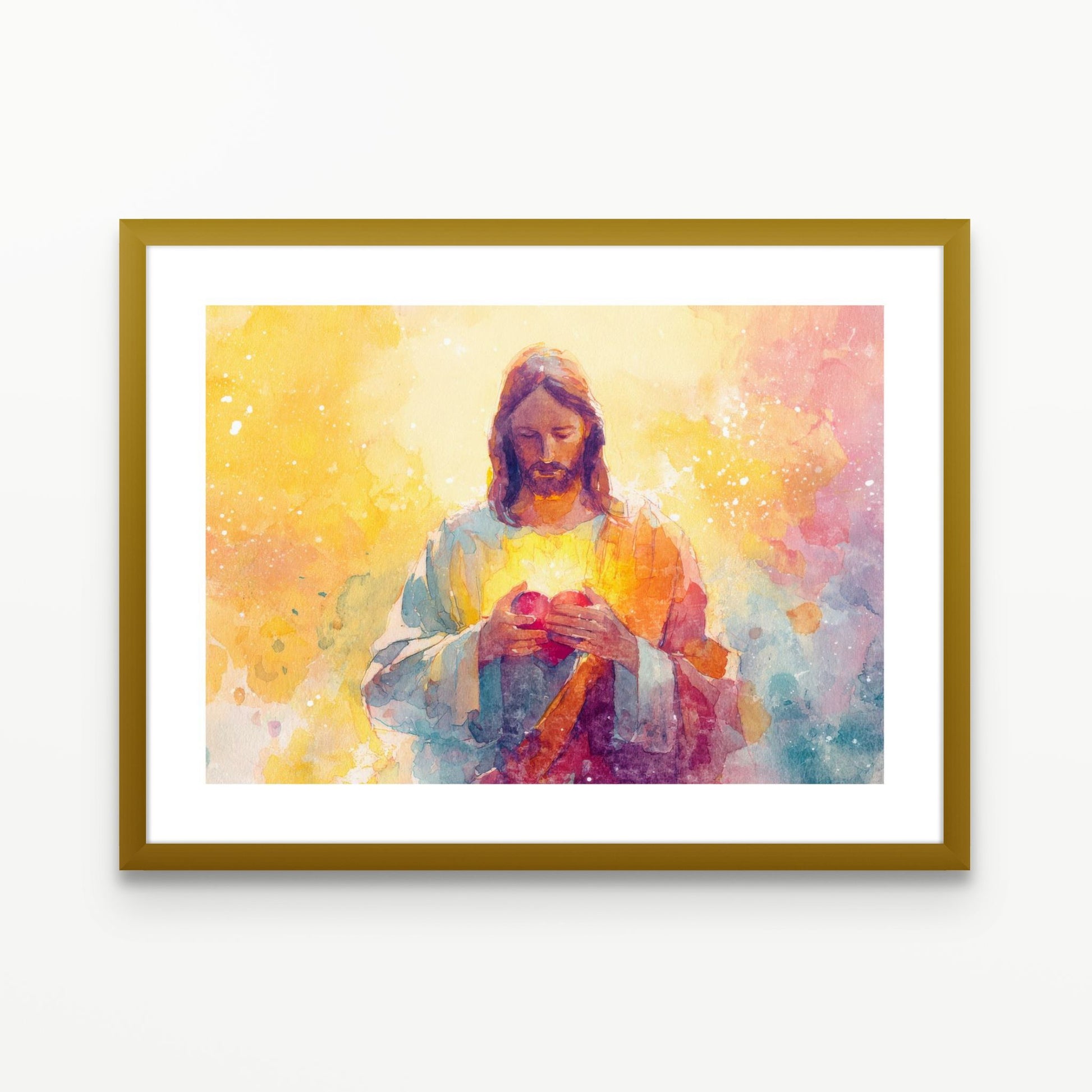 "Heart of Light" Christian Wall Art Print| The Saintly