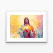 "Heart of Light" Christian Wall Art Print| The Saintly