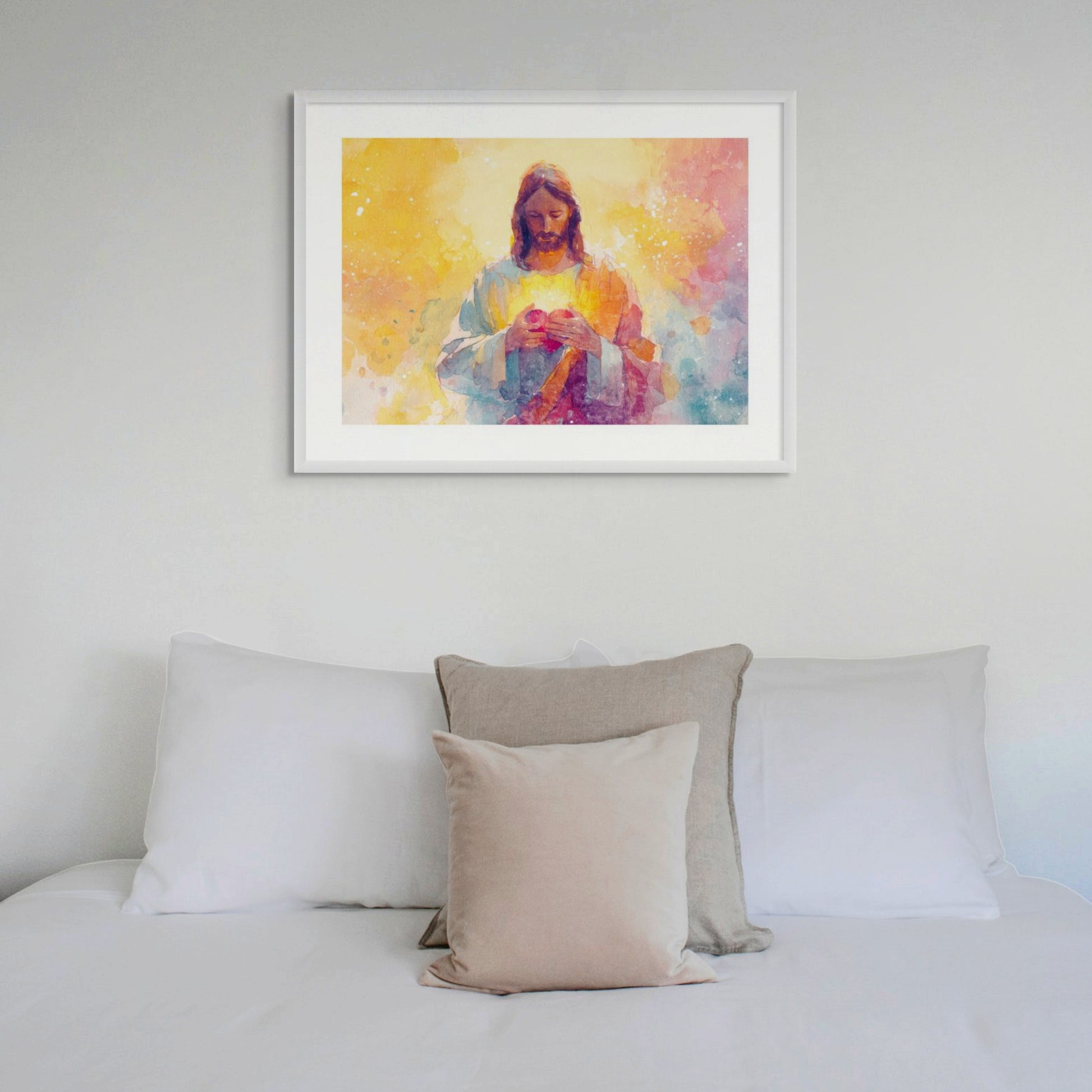 "Heart of Light" Christian Wall Art Print| The Saintly
