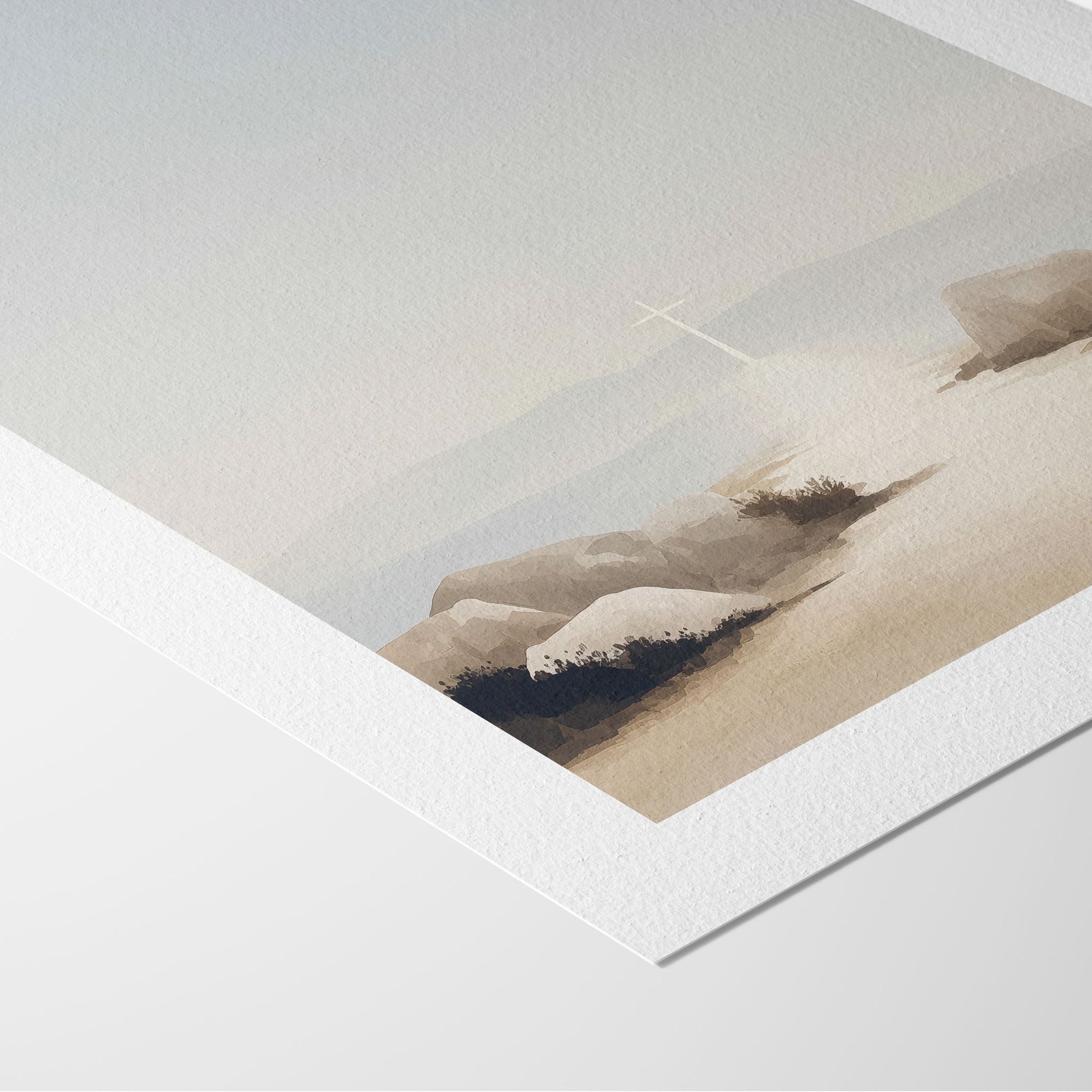 "The Way of Light" Christian Wall Art Print| The Saintly