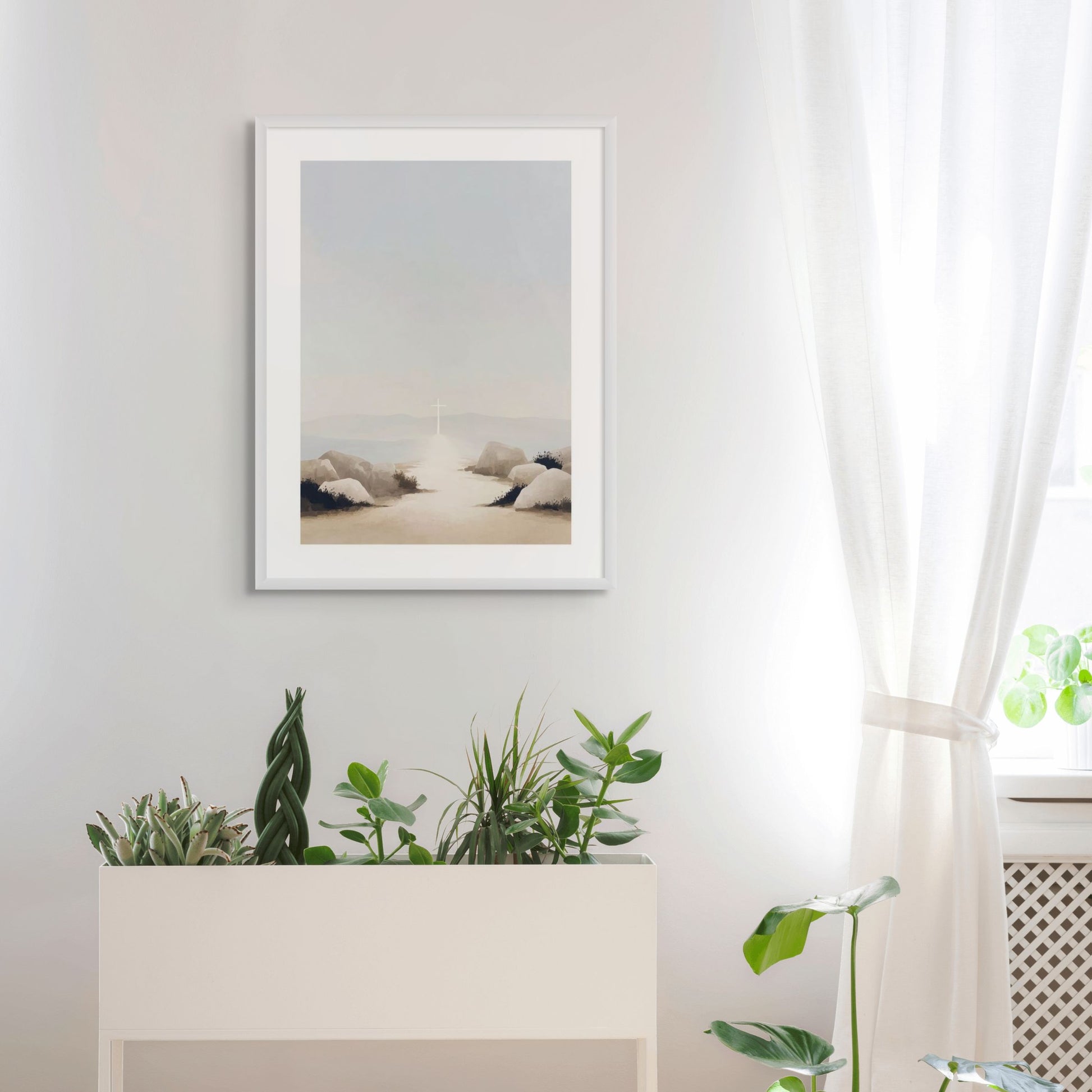 "The Way of Light" Christian Wall Art Print| The Saintly