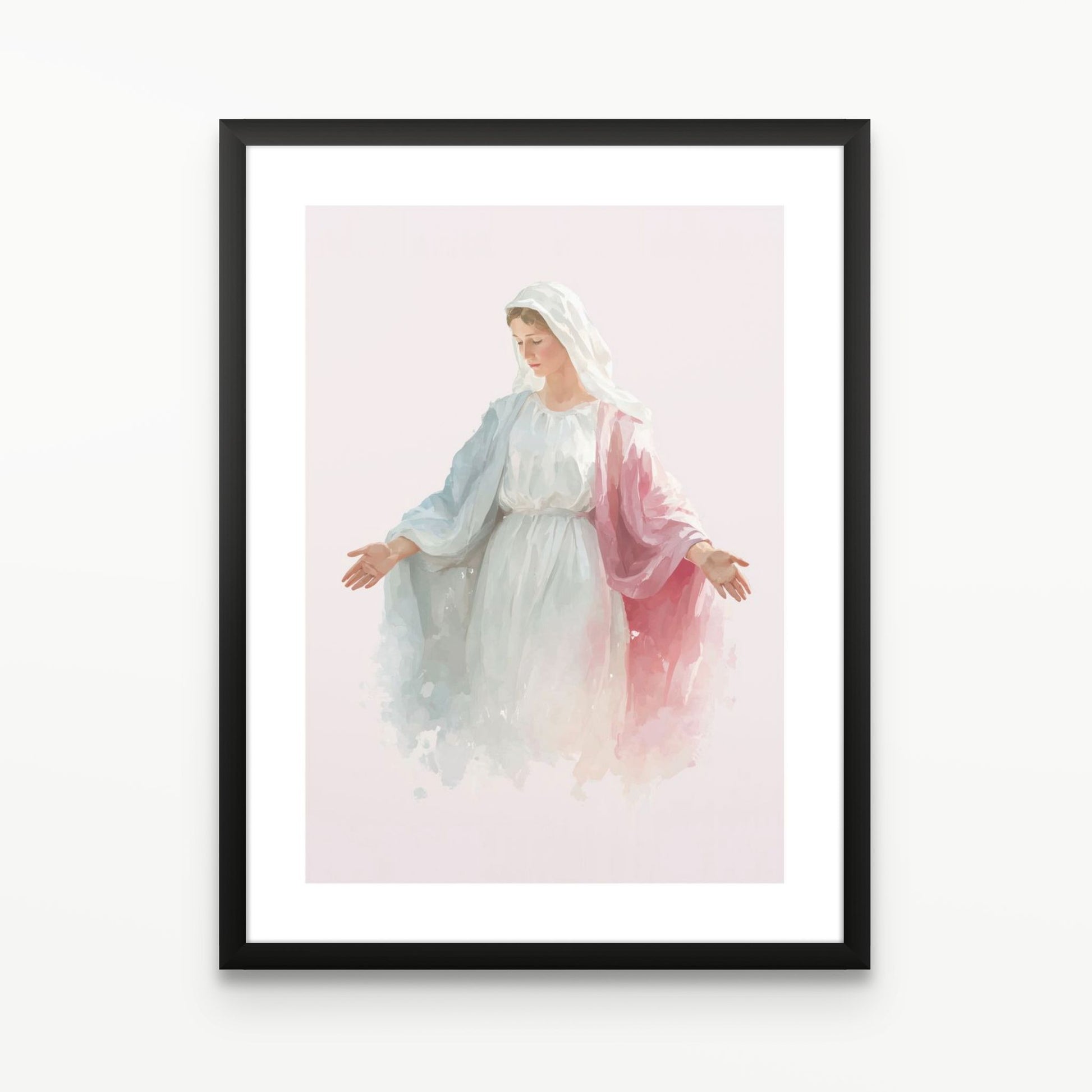 "Our Lady of Grace" Christian Wall Art Print| The Saintly