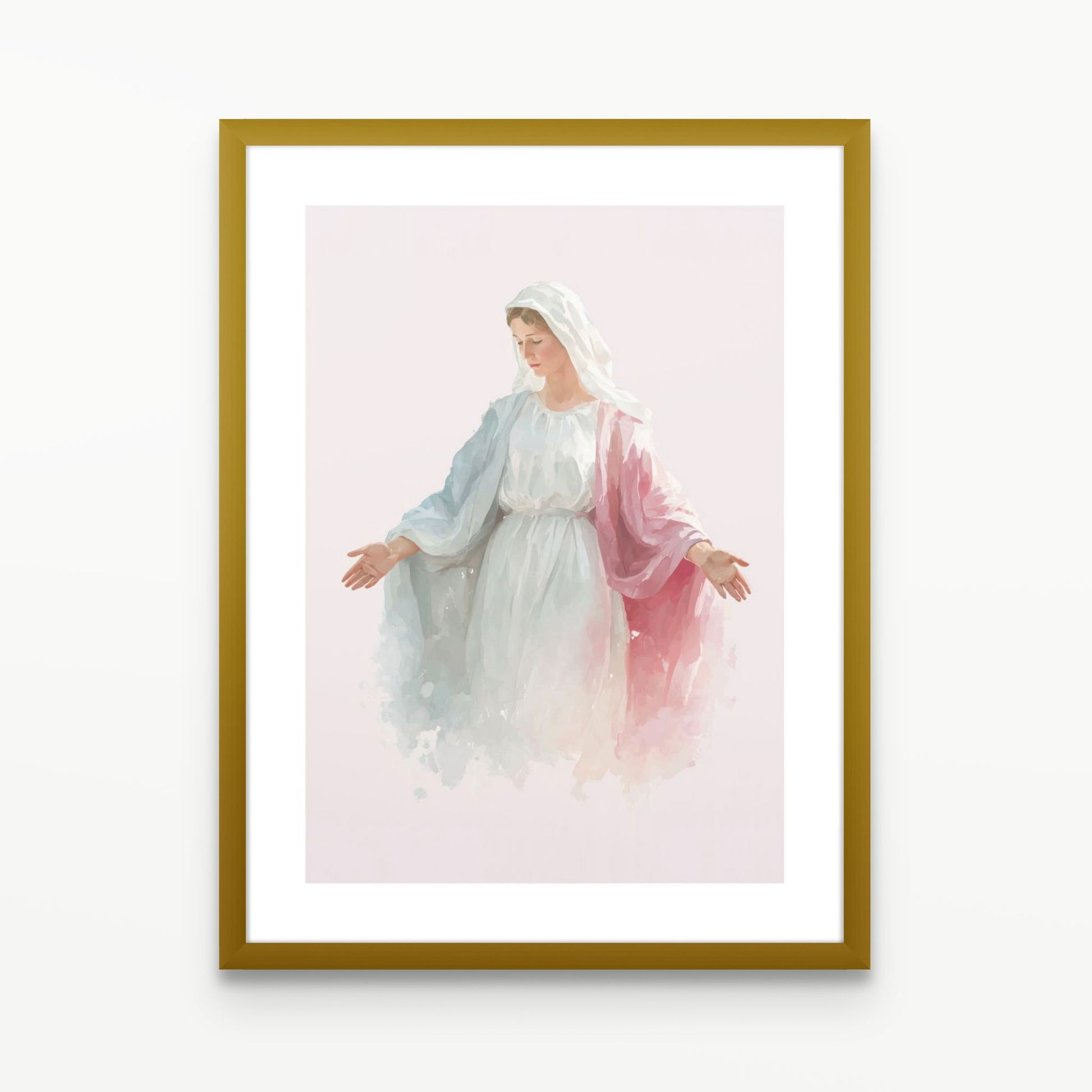 "Our Lady of Grace" Christian Wall Art Print| The Saintly