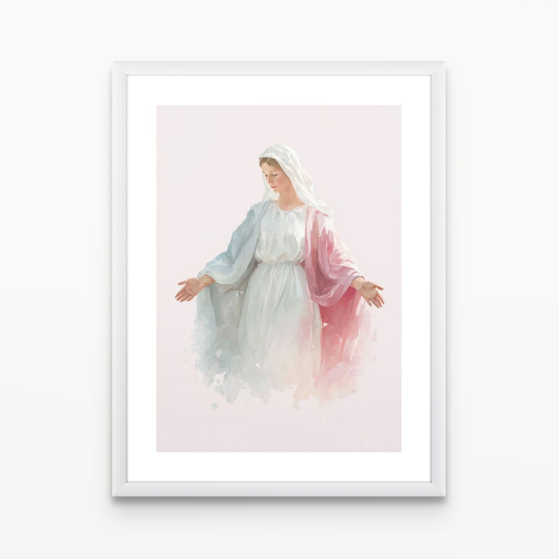 "Our Lady of Grace" Christian Wall Art Print| The Saintly