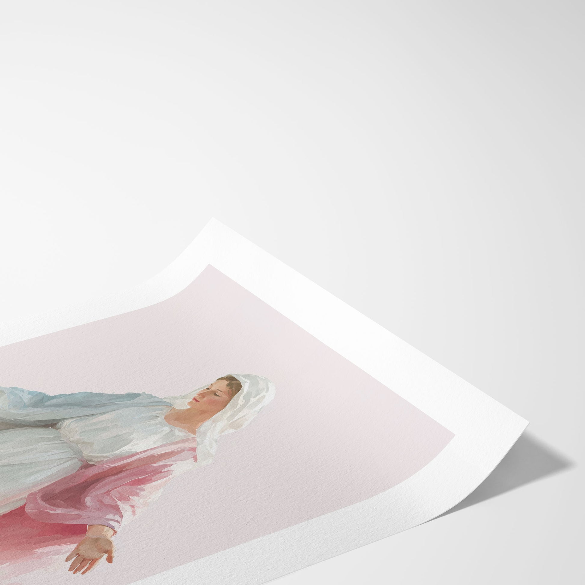 "Our Lady of Grace" Christian Wall Art Print| The Saintly