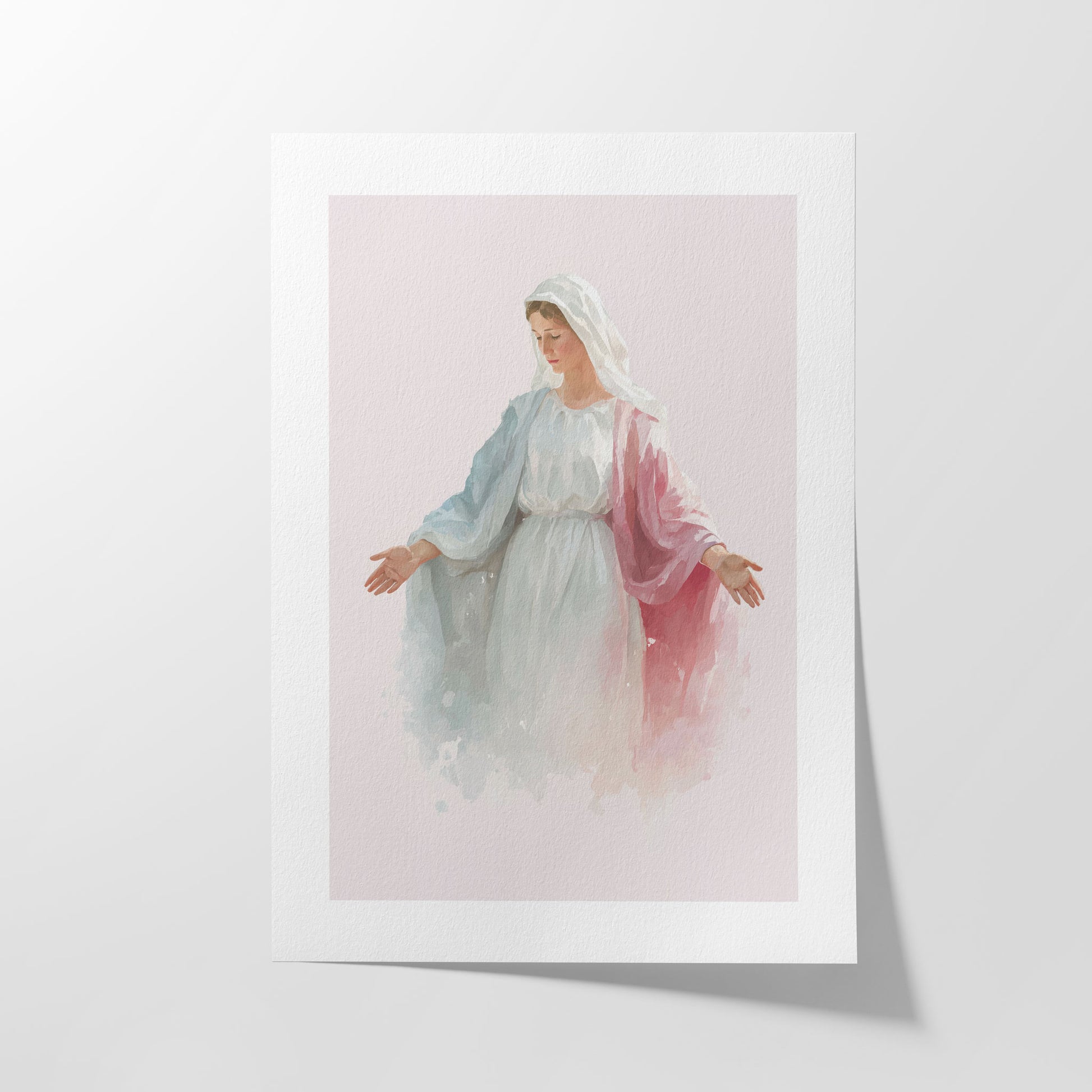 "Our Lady of Grace" Christian Wall Art Print| The Saintly