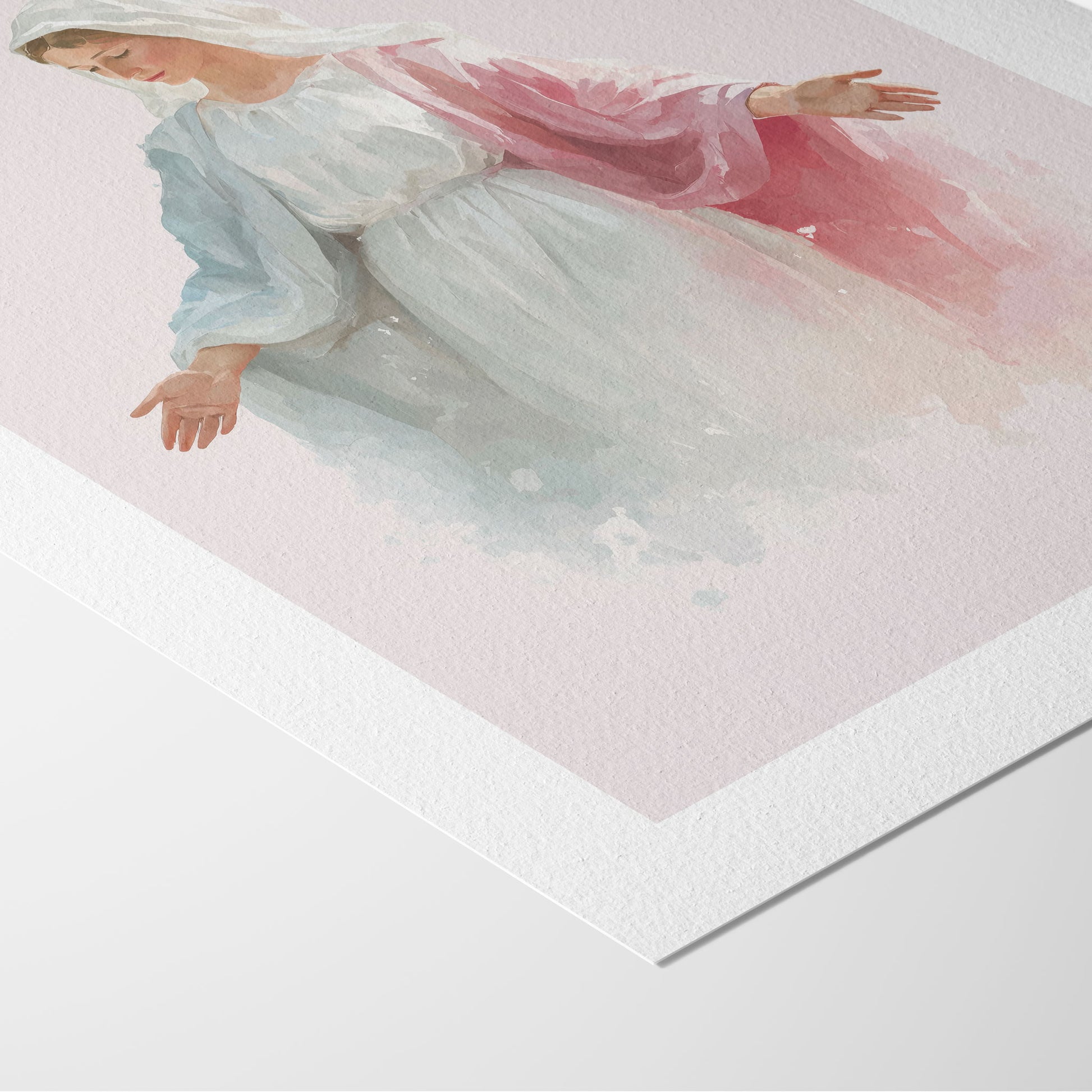 "Our Lady of Grace" Christian Wall Art Print| The Saintly