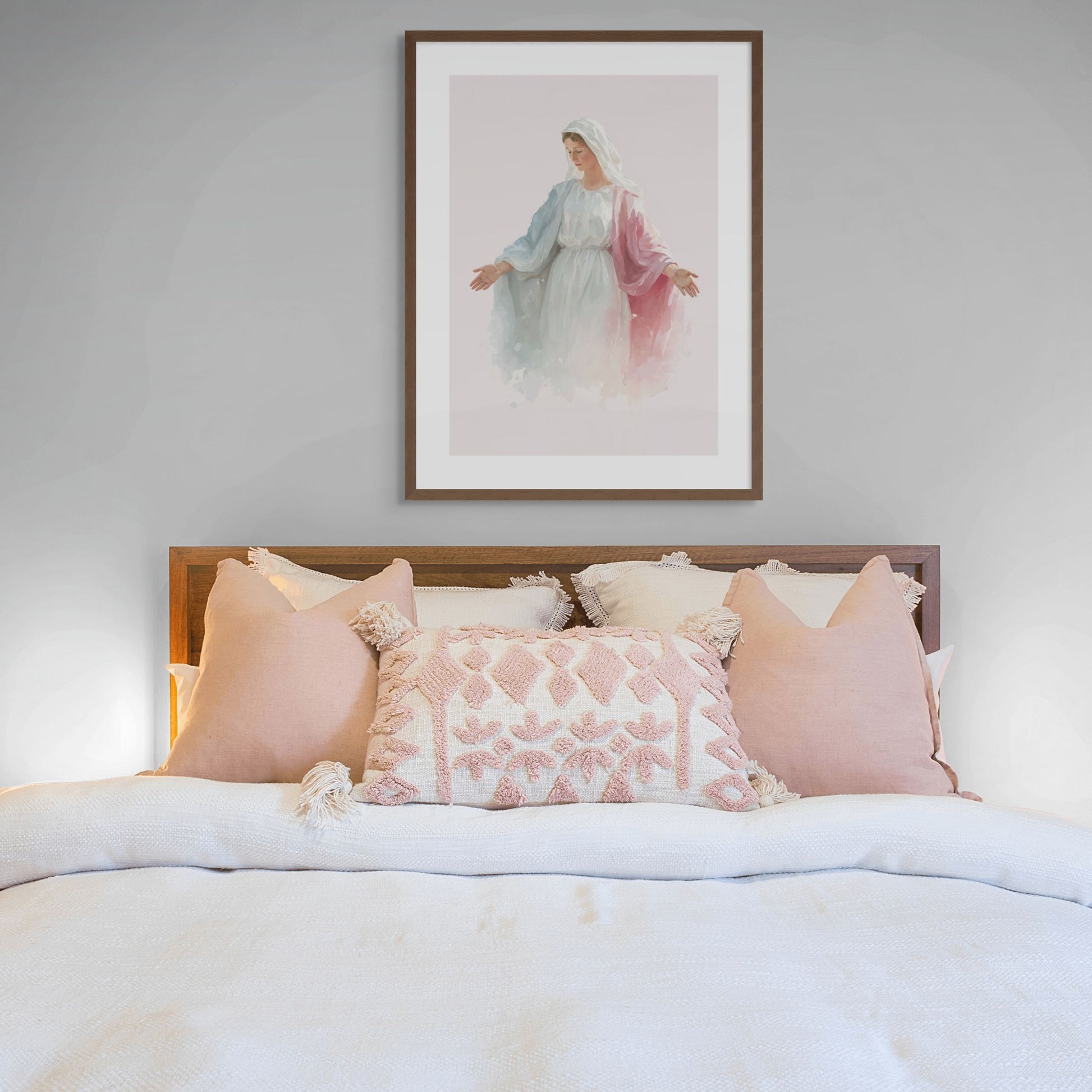 "Our Lady of Grace" Christian Wall Art Print| The Saintly