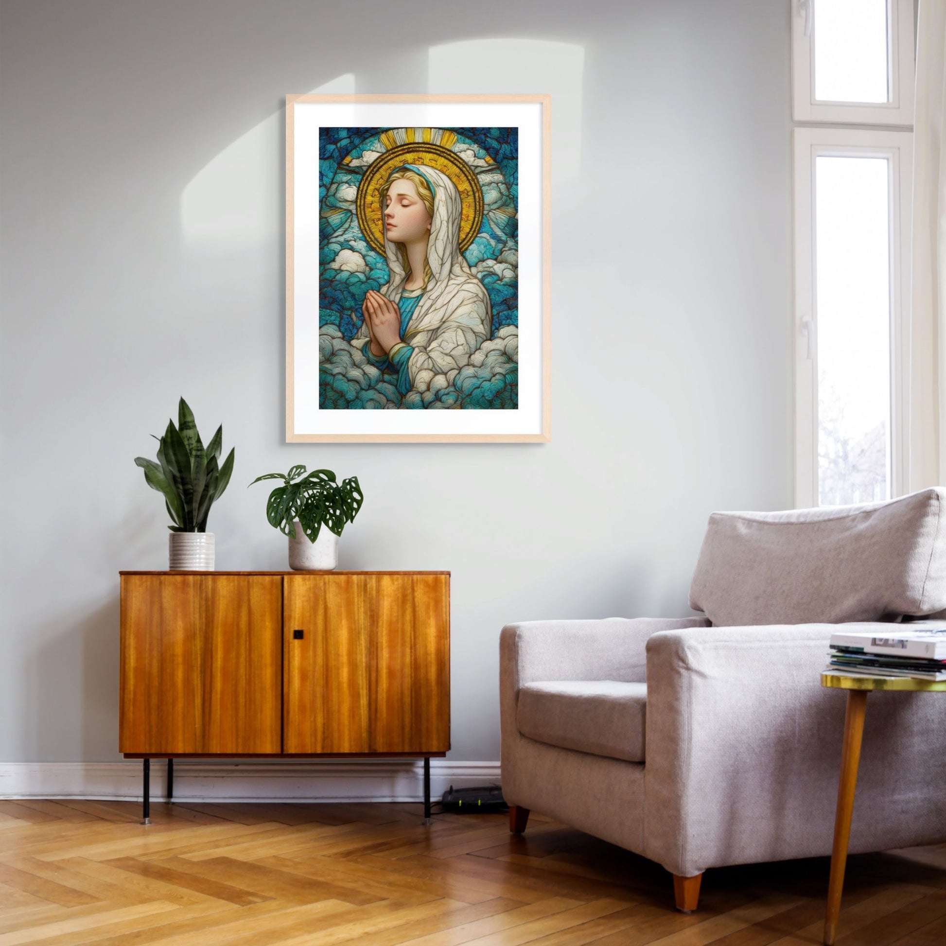 "Queen of Heaven" Christian Wall Art Print| The Saintly