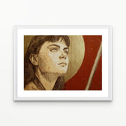 "Joan of Arc - Faith and Fire" Christian Wall Art Print| The Saintly