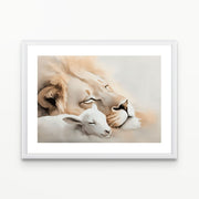 Peaceful Kingdom Christian Wall Art Print| The Saintly