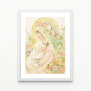 Tender Light Christian Wall Art Print| The Saintly