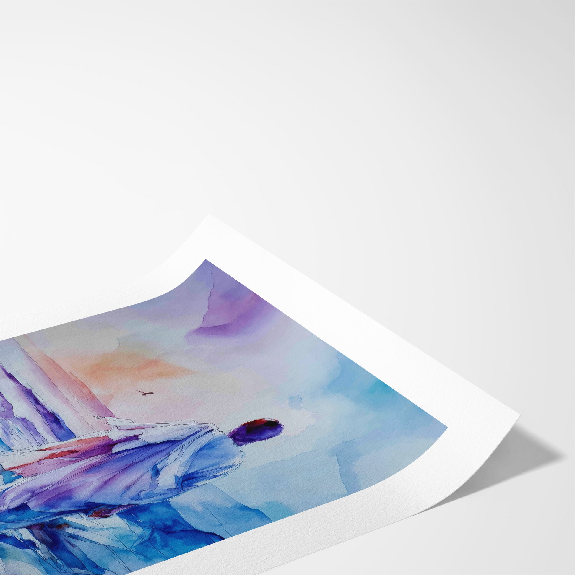 Where Heaven Meets the Sea Christian Wall Art Print| The Saintly