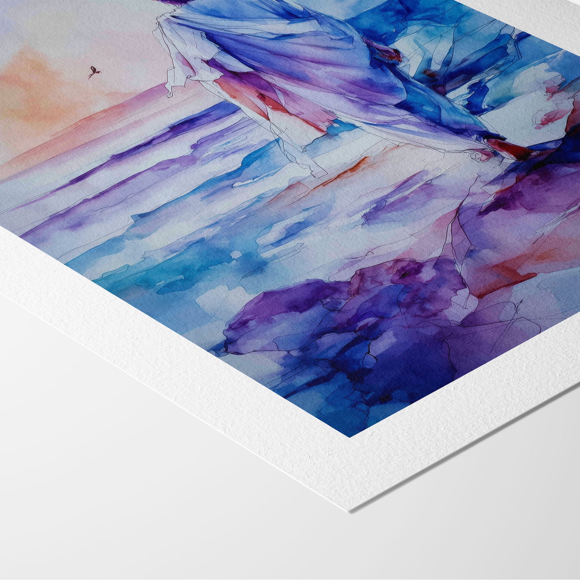 Where Heaven Meets the Sea Christian Wall Art Print| The Saintly