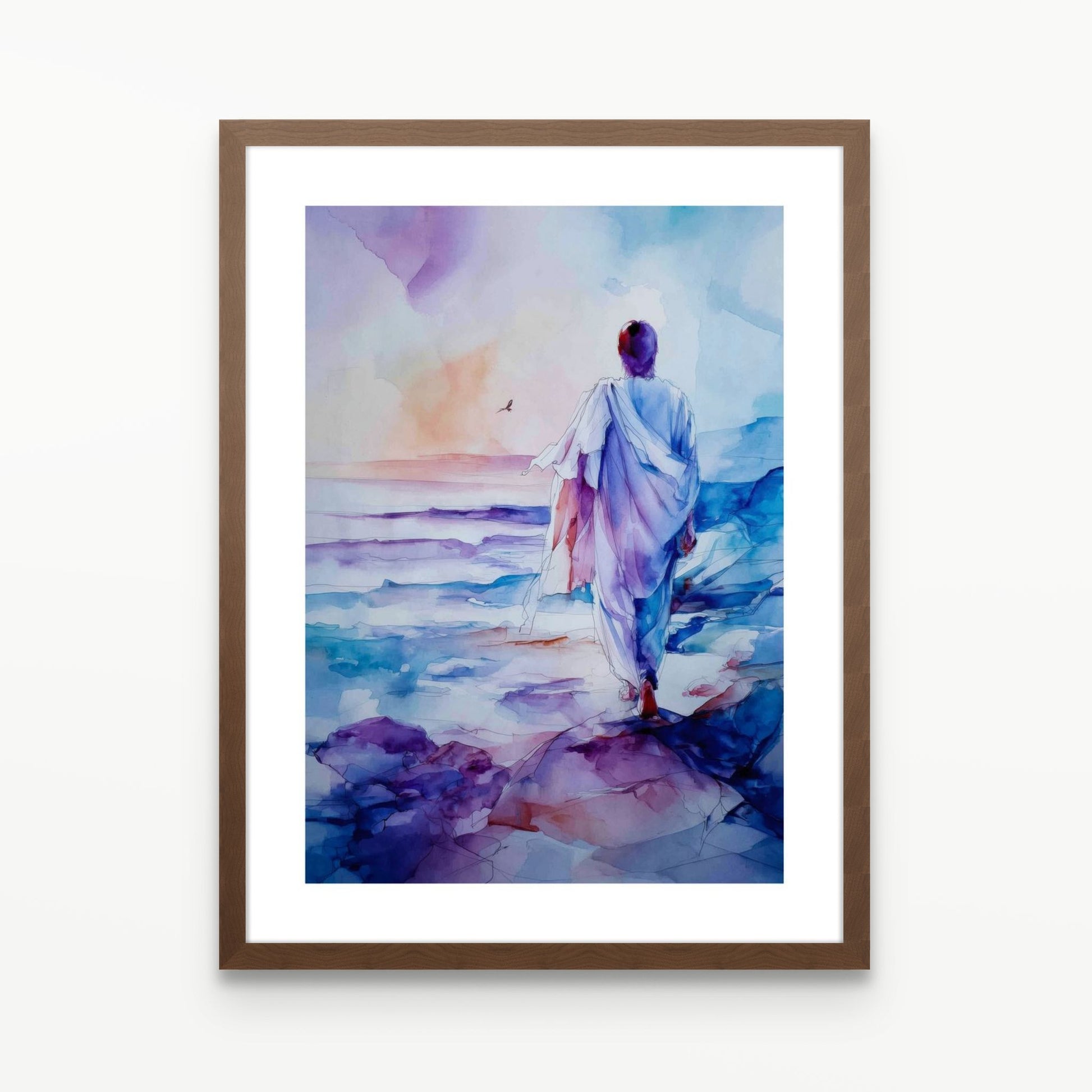 Where Heaven Meets the Sea Christian Wall Art Print| The Saintly